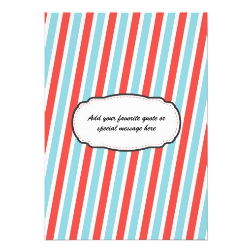 Circus Carnival Birthday Personalized Invites