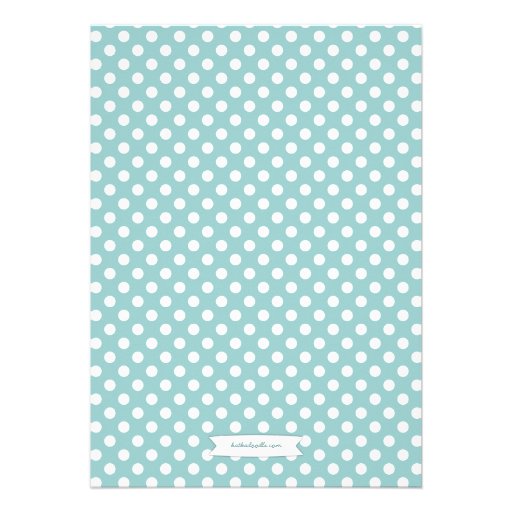 Circus Carnival Blue Green Baby Shower Invitation