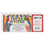 Circus Carnival Ticket Custom Invitations Circus Carnival Ticket Custom Invitations