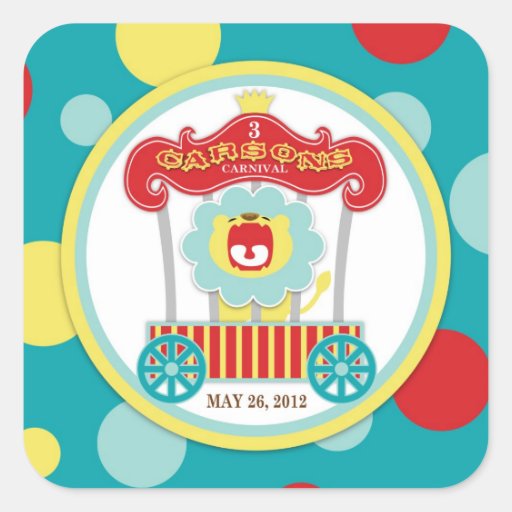 Circus Circus Sticker Lion S