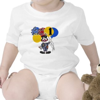 Circus Clown 1st Birthday Tshirts and Gifts shirt