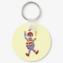 Circus Clown Juggling keychains