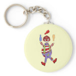 Circus Clown Juggling Keychains