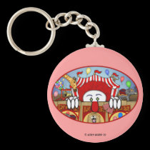 Circus Clown Kilroy Keychain
