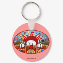 Circus Clown Kilroy Keychain