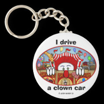 Circus Clown Kilroy Keychain