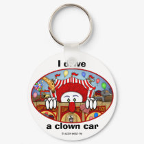 Circus Clown Kilroy Keychain