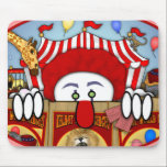 Circus Clown Kilroy Mousepad mousepads
