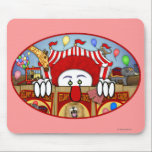 Circus Clown Kilroy Mousepad mousepads