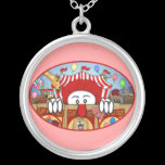 Circus Clown Kilroy Necklace