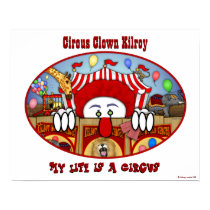 Circus Clown Kilroy Poster posters
