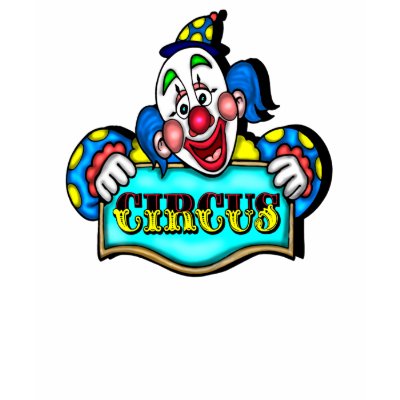 Circus Clown T-shirts by halloween_tshirts