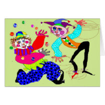 Circus Clowns cards