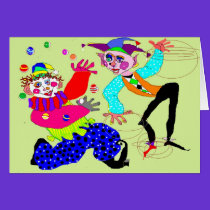 Circus Clowns cards
