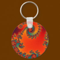 Circus Double Spiral Keychain