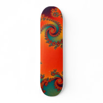 Circus Double Spiral Skateboard by JamesOakley Circus Double Spiral Skateboard