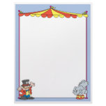 Circus Elephant Act Letterhead Design
