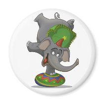 Circus Elephant Magnet