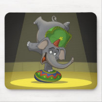 Circus Elephant Mousepad