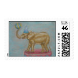 circus elephant postage stamps