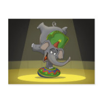Circus Elephant Postcards