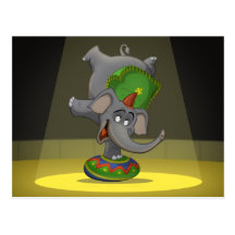 Circus Elephant Postcards
