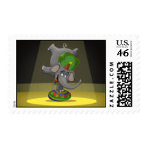 Circus Elephant Stamps by stlewis75 Circus Elephant Stamps