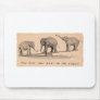 circus elephants mousepads