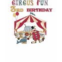 Circus Fun 3rd Birthday t-shirts