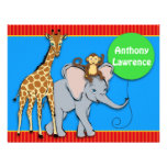 Circus FUN Animal Note Card