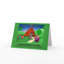 Circus Greeting Card