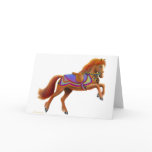 Circus Horse Greeting Card