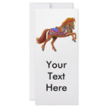 Circus Horse Rack Card