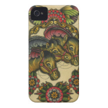 circus horses iPhone 4 cover