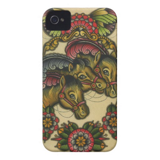 circus horses iPhone 4 cover