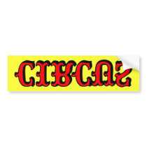 CIRCUS LOGO CONTRA bumper stickers
