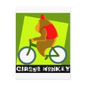 Circus Monkey postcards