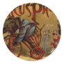 Circus Procession Round Sticker