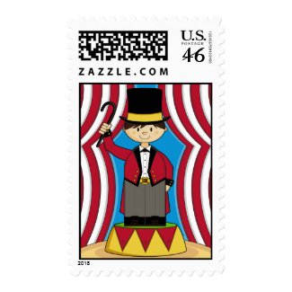 Circus Ringmaster Stamp stamp