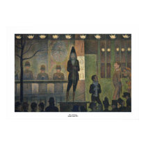 Circus Sideshow by Georges Seurat posters