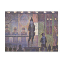 Circus Sideshow (Parade de Cirque) by Seurat Postcards