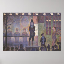 Circus Sideshow (Parade de Cirque) by Seurat Poster