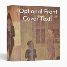 Circus Sideshow Vinyl Binder