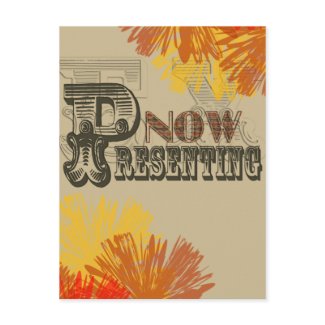 Circus Theme Postcard postcard