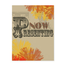 Circus Theme Postcard