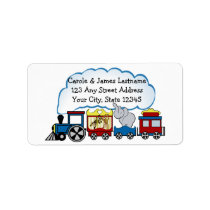Circus Train Address labels