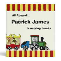 Circus Train Baby Photo binders