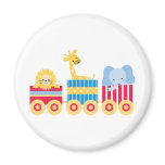 Circus Train Fridge Magnet