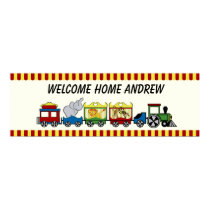 Circus Train Welcome Poster posters