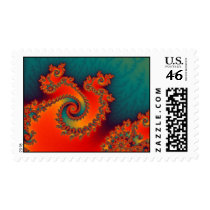 Circus Triple Twirl Postage Stamp